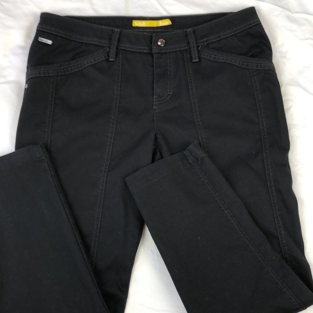 Lole Women's Pants Size 8 Classic Black